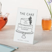 Signe De Table SYMBOLE mariage DE Gâteau (In SItu)