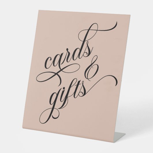 Signe De Table Symbole Mariage moderne Cartes et cadeaux (Recto)