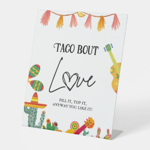 Signe De Table Symbole mexicain Taco bout Love cactus Taco Bar