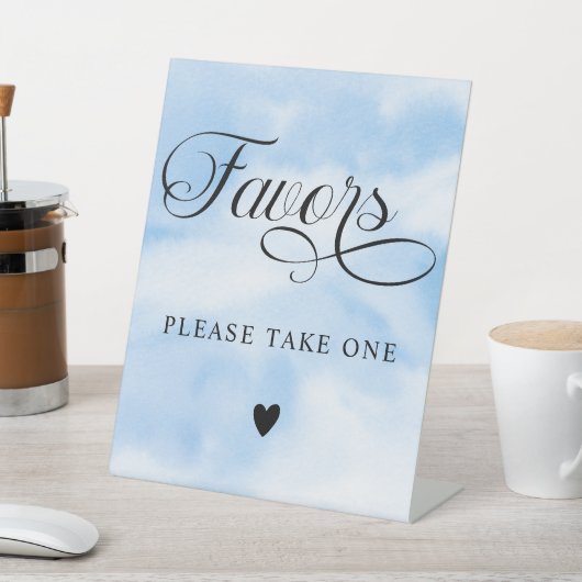 Signe De Table Symbole moderne Cloud Neuf Faveurs Fêtes des marié (In SItu)