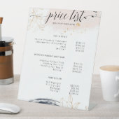 Signe De Table Symbole moderne, pricelist (In SItu)