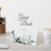 Signe De Table Symbole Neutre Botanique Mariage Livre d'Invité (In SItu)
