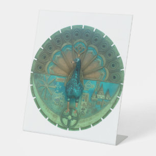 Signe De Table symbole paon