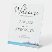 Signe De Table SYMBOLE Pedastal Skyline de Chicago (Recto)