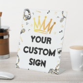 Signe De Table Symbole Personnalisé D'Un Parti, Le Grand (In SItu)