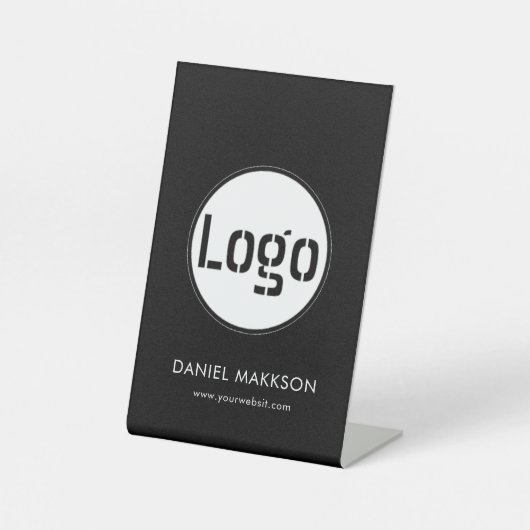 Signe De Table Symbole simple de socle professionnel (Recto)