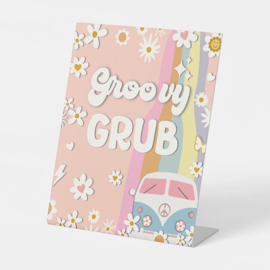 Signe De Table Symbole super Grub Anniversaire Table d'alimentati (Recto)
