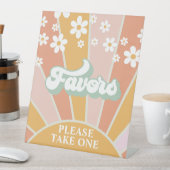 Signe De Table Symbole Super Retro Sunshine Faveurs (In SItu)