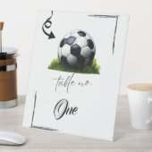 Signe De Table Symbole Tabletop pour les amateurs de football (In SItu)