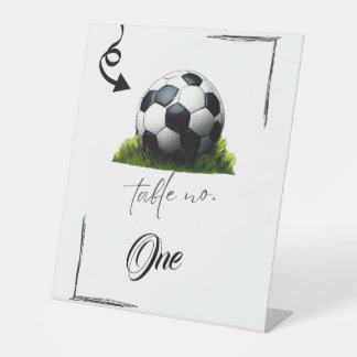 Signe De Table Symbole Tabletop pour les amateurs de football
