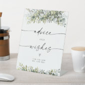 Signe De Table Symbole vert de conseil et de souhait (In SItu)