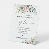 Signe De Table Symbole vert rose pâle Génération de l'amour (Recto)