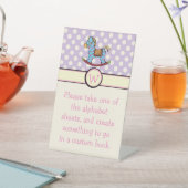 Signe De Table Sympathique Coeur Rocking Horse (In SItu)