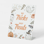 Signe De Table Sympathique Halloween Pas De Trucs Il Suffit De Tr (Recto)