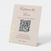 Signe De Table Symphonie florale intemporelle Capturer l'amour (Recto)