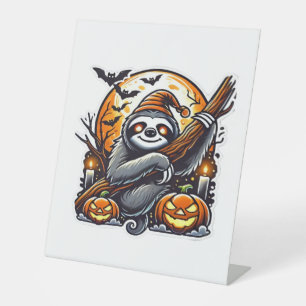 Signe De Table T-shirt classique Halloween de paresseux de nuit m