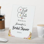 Signe De Table Table de bienvenue pour la douche de mariée "Tombe (In SItu)