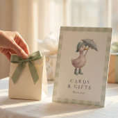 Signe De Table Table de cadeaux bébé en forme de canard Cadeaux T