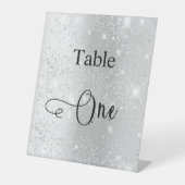 Signe De Table Table de calligraphie de parties scintillant en ar (Recto)