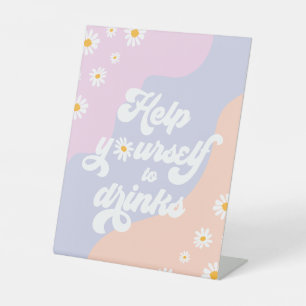 Signe De Table Table de décorations de marinière Boho Daisy sup