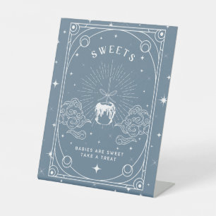 Signe De Table Table de dessert sucrée Baby shower bleu