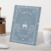 Signe De Table Table de dessert sucrée Baby shower bleu (In SItu)