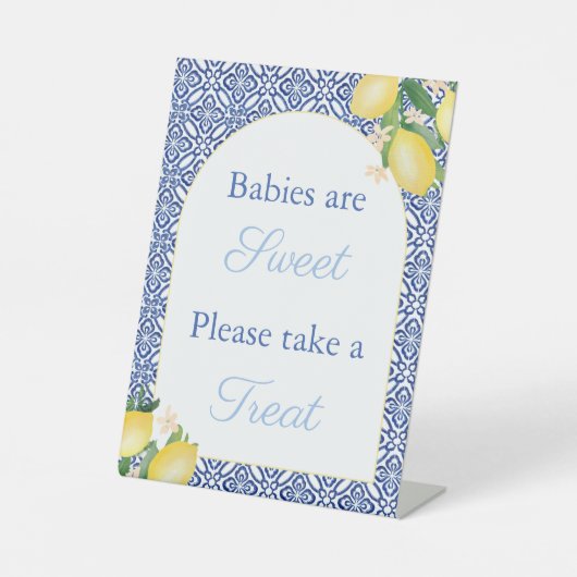 Signe De Table Table de Faveur Forme d'Arche Les Bébés Citrons So (Recto)