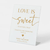 Signe De Table Table de Traitements d'Amour de Mariage Élégant (Recto)