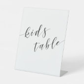 Signe De Table Table d'enfants de mariage de calligraphie moderne (Recto)