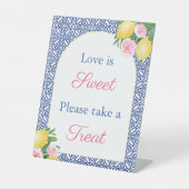 Signe De Table Table des faveurs d'arcs de citrons de Positano L' (Recto)