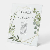 Signe De Table Table mariage de verdure (Recto)