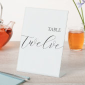 Signe De Table Table Number 12 (In SItu)