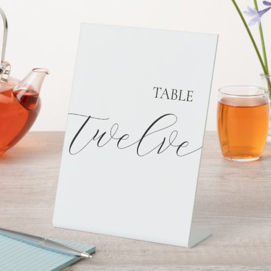Signe De Table Table Number 12 (In SItu)