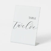 Signe De Table Table Number 12 (Recto)