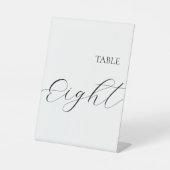 Signe De Table Table Number Eight (Recto)