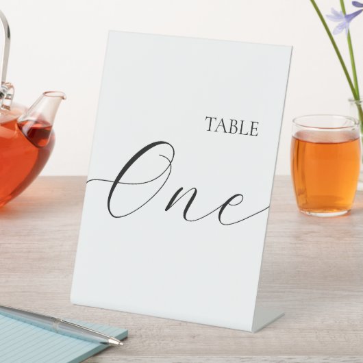 Signe De Table Table Numéro Un (In SItu)