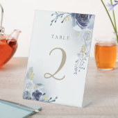 Signe De Table table rose bleue (In SItu)