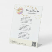 Signe De Table *~* Table Tente table Parties scintillant POUCE SI (Recto)