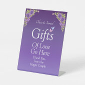 Signe De Table Tableau Cadeaux Cobalt Purple Acrylique Signal Ped (Recto)