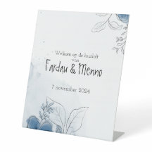 Tableau de bienvenue personnalisé mariage