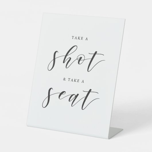 Signe De Table Tableau des Mariages de calligraphie moderne (Recto)