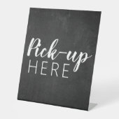 Signe De Table Tableau noir et blanc | Prise en charge du restaur (Recto)