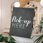 Signe De Table Tableau noir et blanc | Prise en charge du restaur