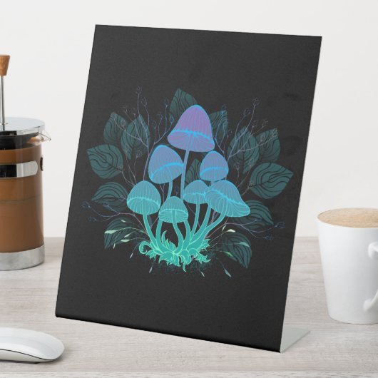 Signe De Table Tabourets dans Bushes (In SItu)