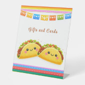 Signe De Table Taco à propos d'une fête de jumeaux bébé (Recto)