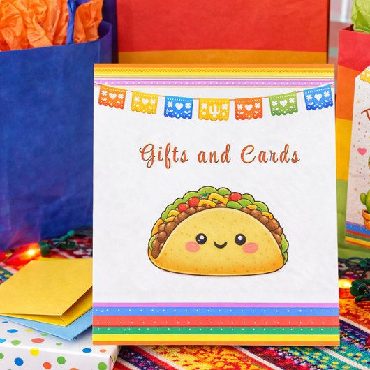 Signe De Table Taco bout a Baby Shower