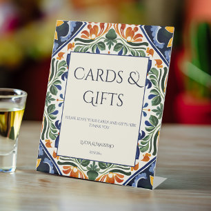 Signe De Table Talavera Cadeaux de mariage mexicain vintage