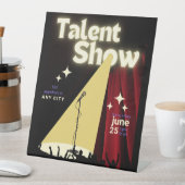 Signe De Table Talent Show FLyer, Show Flyer, Talent Contest (In SItu)