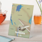 Signe De Table Tanzanie par carte aérienne (In SItu)