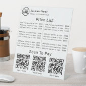 Signe De Table Tarifs Avec Logo Professionnel Numérisation De Cod (In SItu)